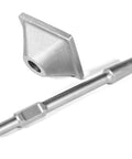 One And One Eighth Inch Hex Tamper Shank And Plate For Electric Jack Hammer Chisel Dirt Compactor, separate view