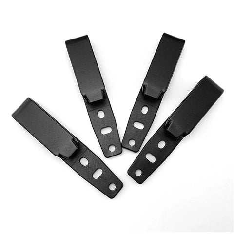 4 Pack Tactical Belt Clip Holster Set For K Sheath Knife Scabbards Back Waist Clamps DIY Gear Accessories Heavy Duty