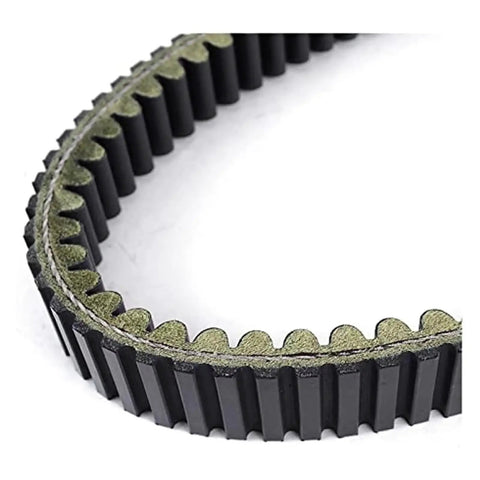 Top Tier Motorcycle Drive Belt For Kymco MXU 375 Maxxer And UXV 450i Replacement high mileage v belt with striped texture.
