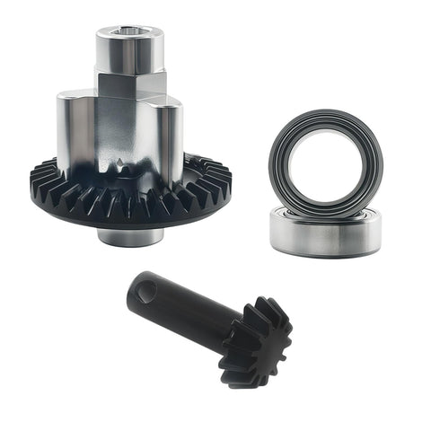 Bevel Gear Set 13T 33T For One Twelfth RC Car Axle With Bearings Upgrade Hardened Steel Differential Bevel Gears