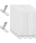Heavy Duty Large Picture Hanging Strips 32 Adhesive Strips 16 Pairs No Nails No Damage Wall Hangers visible from front angle