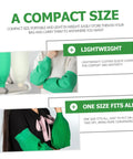 Super Tough Oil Resistant Latex Arm Sleeves Waterproof Heavy Work Oversleeve Grease Proof Cover in compact design with open cuffs.