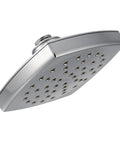 Side view of Voss 6 Inch Rain Showerhead With Immersion Technology For Maximum Coverage Eco Performance Chrome Finish Single Function Showerhead For A Dope Spa Like Shower Experience