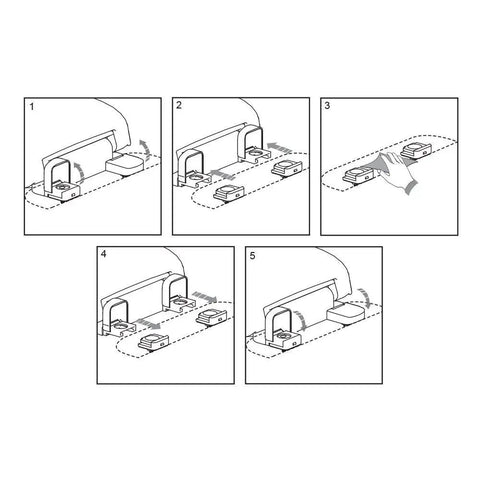 Installation steps for Top Notch Molded Wood Round Toilet Seat With Adjustable Hinge And OSG Black Odor Guard Finish Closed Front