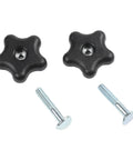 For Plum Handle Bolt And Knob Kit Perfect For Lawn Mowers And Snow Blowers Tough Replacement Parts to Get Your Outdoor Gear Back On The Road Fast. black plastic knobs with metal bolts