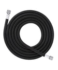 Professional 5.9 Ft EVA Airbrush Hose Kit, 1/8 Inch Female Fittings, 1/8 to 1/4 Inch Adapter, Compatible With Most Air Compressors black coiled hose