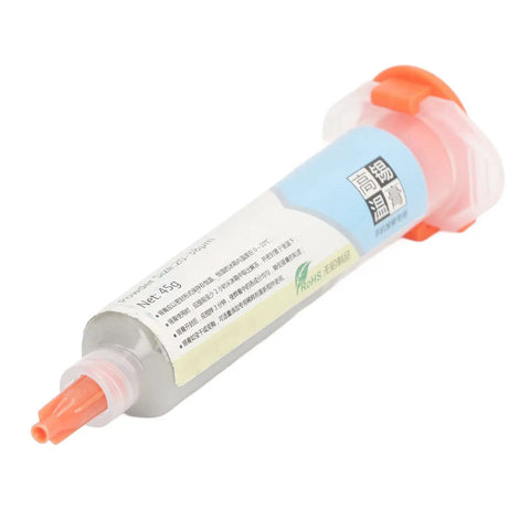217 Degree Celsius High Temp Solder Paste For PCB Repair And BGA IC Soldering With Flux In Needle Tube 45g easy apply