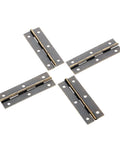 4 Pack Rotating Concealed Hinge Set Antique Bronze For Cabinets Doors Drawers And Jewelry Boxes 60x20mm With Silent Bearings Easy Install Heavy Duty Replacement Hardware