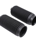 Front Rack And Pinion Inner Tie Rod End Boots For Toyota Sequoia 2001 To 2007 And Tundra 2000 To 2006 black ribbed steering gear boots