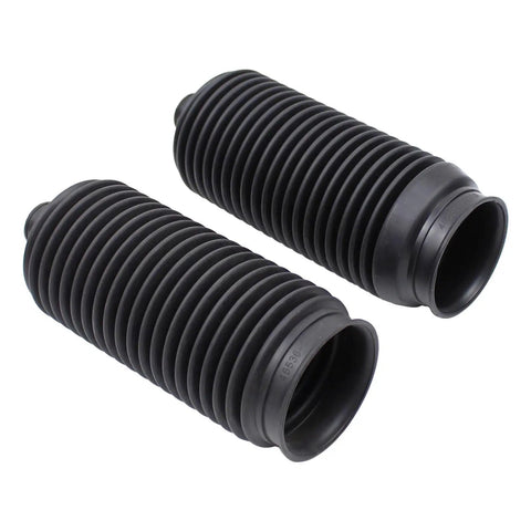 Front Rack And Pinion Inner Tie Rod End Boots For Toyota Sequoia 2001 To 2007 And Tundra 2000 To 2006 black ribbed steering gear boots