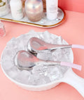 Cooling Cryo Sticks For Face And Eyes To Fight Puffiness And Fine Lines Portable Ice Globes Skincare Tool That Boosts Cream Absorption Delivers Spa Like Facial Massage And Helps You Look Younger And Fresher, silver 2-pack in ice bowl