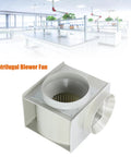 Rock Solid Centrifugal Blower With Kickin 2300 Cubic Meter Hour Airflow 300 Watt Motor And 3 Speed Adjustable Ventilation Fan for Lab Smoke and Fume Extraction Heavy Duty PP Build in laboratory setting.