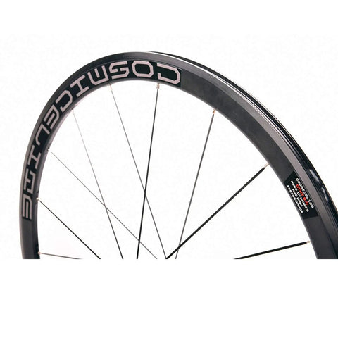 700C Road Bike Wheelset 40mm Rim Depth Ultralight Aluminum Rim Quick Release Reflective Brake Compatible Front 100mm