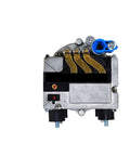 Premium 24V AC Electric Compressor Kit For Cars Trucks And Heavy Vans Easy Drop In Install front view with electrical connectors.