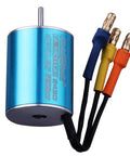 Beefed-Up 2430 7200KV Brushless Motor And 25A ESC Combo For 1/18 Scale RC Cars And Trucks, wires visible