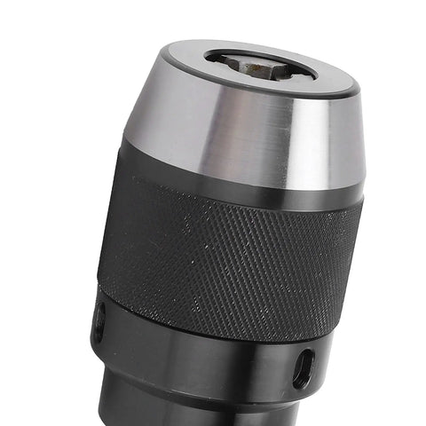 Heavy Duty Keyless Drill Chuck With Straight Shank Integrated Design offers premium metal grip and 13mm bit clamping for milling machines.