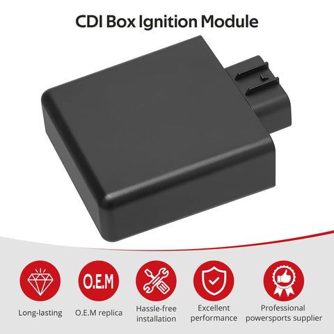 CDI Box Ignition Module For Honda CRF450R 2002 2003 Plug And Play Replacement With Precise Fit Delivers Strong Blue Spark To Spark Plug OEM 30410-MEB-671 Compatible