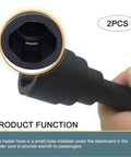 Detail of Two Pack Car Heater Hose Fittings and Quick Connect Coolant Connectors for Buick GMC Chevrolet Ford Lincoln.