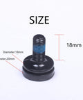 8mm Hex Crank Fixing Bolts With Capless Design For Square Taper And Standard Bottom Brackets, 18mm Length, Size Dimensions