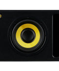 Front view of Eight Inch S8 Four Generation Four Powered Studio Subwoofer With A 109 Watt Class D Amp Delivers Bass To 30Hz Max SPL 112 dB
