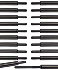 Stainless Steel Cable Railing Hardware Kit For One Eighth Inch Cable System Hidden Mount With Black Turnbuckle Tensioners, 20 Pcs