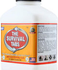 180 Tabs Emergency Food Supply, 15 Day Survival Meals, Gluten Free Non GMO MRE Style, Vanilla Flavor bottle label view
