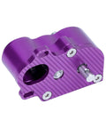 Low Center Of Gravity 1X10 RC Transmission Gearbox With Metal Gears, Sealed Dustproof Case For 1X10 Scale RC Cars, Purple Finish