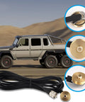Antenna Mount For NMO Three Eighths Inch With Thirteen Foot RG58 Coax Cable PL259 Male Connector and Dust Cap