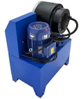 Heavy Duty Electric Hydraulic Hose Crimping Machine For Steel And Rubber Tubes 0.2 To 4 Inch Range 14 Die Sets Included professional tool setup.