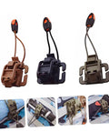 3 Pack Flashlight Buckle Clips Built Tough Durable Outdoor Gear Clamps with Quick Release for Whistle and Backpack Strap Management