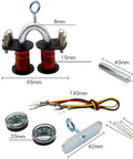 Electromagnetism Teaching Kit For School Labs And Physics Classrooms with coils, batteries, and components for experiments.