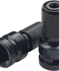 Two Pack 1/2 Inch Square Drive To 1/4 Inch Hex Female Socket Adapter Chuck For Impact Wrench And Air Or Electric Tools