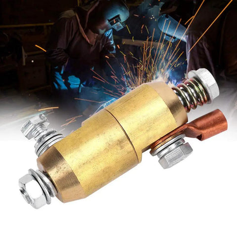 Ditch The Wire Tangle With This 360 Degree Rotation Welding Ground Clamp Made From Solid Brass for efficient soldering.