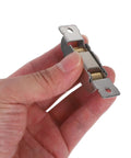 Top Tier Two Pack Stainless Steel Sliding Window Roller Assembly With Double Wheel Bearing And Hella Smooth Track Glide For Heavy Duty Glass Doors Built Different held in hand.