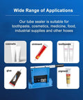Ultimate Manual Metal Hose Sealer Crimping Machine For Cosmetics Tube Closure, suitable for glues and ointments with various tube sizes.