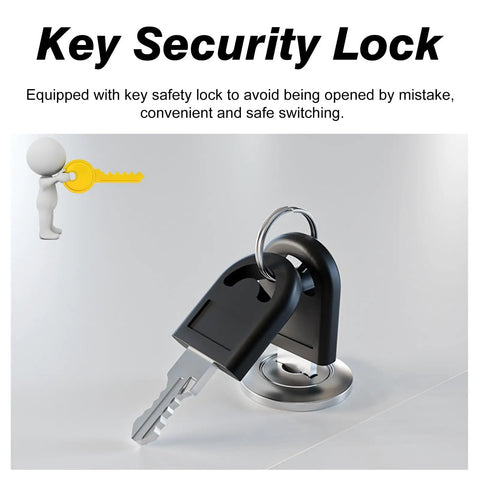 Key security lock for Custom Size Lockable Aluminum Access Door Panel Recessed Inspection Door Drywall Ready Honeycomb Build.