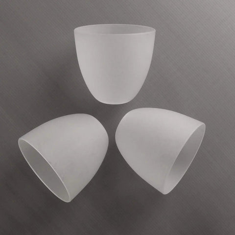 Bell Shaped Frosted Glass Shade For Ceiling Fans And Pendant Lights Replacement Lipless Glass Cover With 1 5 8 Inch Fitter Opening