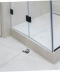 Heavy Duty Sliding Barn Door Hardware Guide Roller With Anti Sag Bottom Support Wheel Screws Included Easy Install 3.42X1.85X1.29In installed on floor for smooth door operation