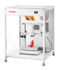 Transparent 3D Printer Enclosure With Ventilation And LED Lighting, Dustproof Waterproof Protective Case With 3D Printer Inside