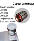 Copper wire motor of 6 Inch Bench Grinder and Polishing Machine Gear Up for Gemstone Lathe Work with DC 24V Motor.