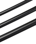 HSDCO High Performance Silicone Vacuum Hose Kit 3 Pieces Black With Tubing Cutter For Air And Water, three black silicone hoses