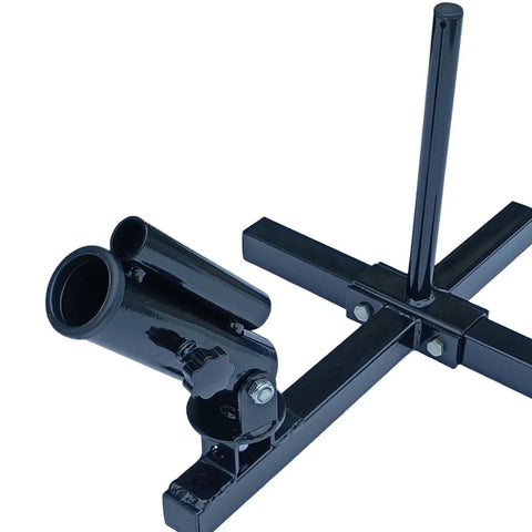 Versatile Barbell Attachment For Deadlifts Squats And Rows Row Attachment Holder For Core Strength Training Steel Stable