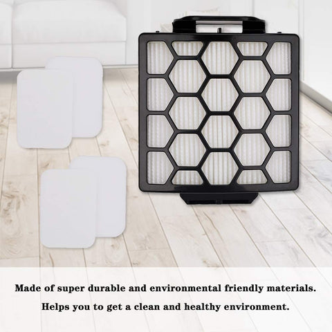 HEPA Filter And Foam Filter Set For Navigator Upright Vacuum NV150 NV251 NV255 And Zero M ZU62 ZU62C ZU60 Replacement Part