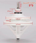 35mm Square Shaft Washer Gearbox Repair Part For Home Laundry Machines with dimensions shown