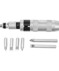 Impact Batch Head Screwdriver With Comfortable Grip For Easy Removal Of Rusted And Damaged Screws A Handy Home Repair Kit With Impact Driver Bits And Screw Remover Set For Quick Diy Fixes And Maintenance, chrome-vanadium steel, 18.5 cm set