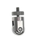 Dial Indicator Roller Contact Point For Depth Gauge, 10mm Diameter Wheel, 4-48 UNF Thread Shank, Inch Dial Indicator Accessory For Pro Grade Precision Measuring Tools, Replacement Point For Moving Workpieces.