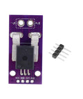 Kickass 50A High Side Hall Effect Current Sensor Module with connectors, suitable for power monitoring and motor control.
