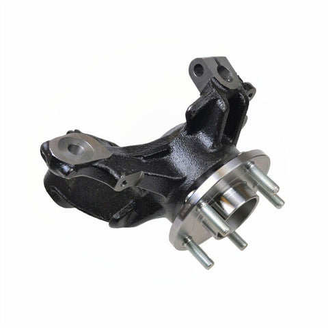 Front view of Front Steering Knuckle And Wheel Hub Bearing Assembly For Ford Focus 2012 2013 2014 2015 2016 2017 2018 2.0L Replacement 686-353 686-352 BR935005LK BR935006LK Heavy Duty