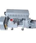 Heavy Duty Oil Sealed Rotary Vane Vacuum Pump SV300B with motor and housing, designed for high airflow and durability.