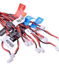 Colored labeled wires for RC Car Headlights And Taillight Kit With 12 LED Lights, 5 Operation Modes For 1/10 Scale RC Trucks
